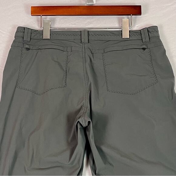 Eddie Bauer Travex Hiking Pants Womens 10 Grey Tech Performance Gorpcore Outdoor - Picture 4 of 11